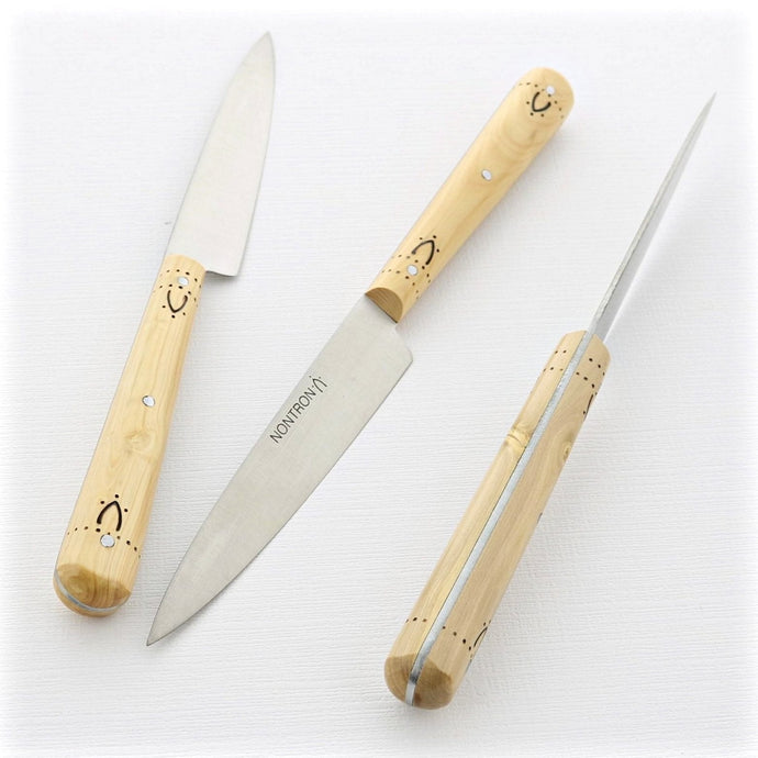 Nontron Paring Kitchen Knife N°10 Boxwood Handle Cutlery Never Under LLC 