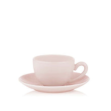 Load image into Gallery viewer, Milk Cup and Saucer COFFEE &amp; TEA Lucie Kaas Peach 
