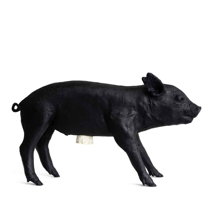 BANK IN THE FORM OF A PIG (Matte Black) reality products Harry Allen Design 