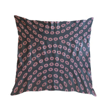 Load image into Gallery viewer, Throw Pillow in Black &amp; Brown Moby Pillows Royal Jelly 
