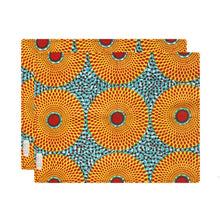 Load image into Gallery viewer, Placemat in Teal &amp; Orange Asterix Accessories Royal Jelly 
