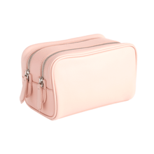 Load image into Gallery viewer, Double Zip Toiletry Bag Royce New York CARNATION PINK
