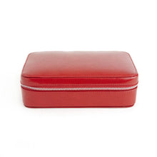 Load image into Gallery viewer, Zippered Travel Jewelry Case Beauty Royce New York Red 
