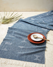 Load image into Gallery viewer, Shapes Runner - Blue Kitchen Textiles MINNA 
