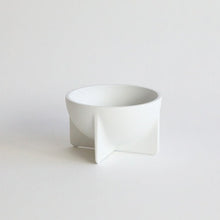 Load image into Gallery viewer, Small Round Standing Bowl TRAYS &amp; CATCHALLS Fort Standard Objects Matte Alpine 
