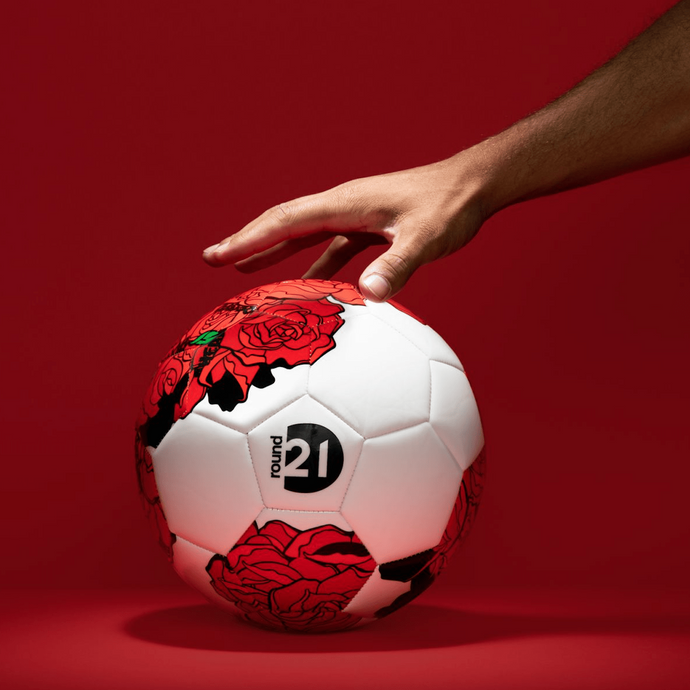 Roses Soccer Ball soccer round21 