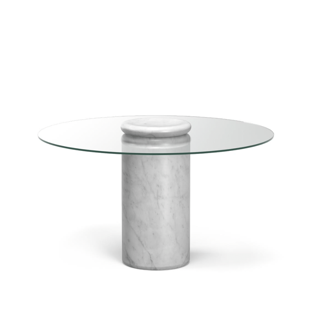 Castore Dining Table Furniture Anthom Design House Bianco Carrara 
