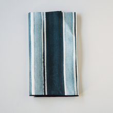 Load image into Gallery viewer, Blue/Grey Stripe Napkins Napkins Goldie Home 
