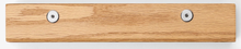Load image into Gallery viewer, Textile Hangers - Top &amp; Bottom WALL HANGINGS Well Made 40&quot; Oak 
