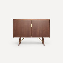 Load image into Gallery viewer, Serif Credenza SIDEBOARDS Burrow Walnut/Brass 
