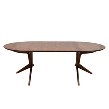 Load image into Gallery viewer, Pedestal Extension Table DINING TABLES Smilow Design Extension with 3 leaves 
