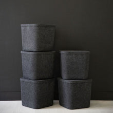 Load image into Gallery viewer, The Sculpted Bin with Lid | Set of 3 Bin Sortjoy 
