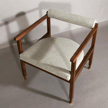 Load image into Gallery viewer, St. Charles Armchair LOUNGE CHAIRS VOLK Furniture Walnut/Grey 
