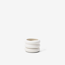 Load image into Gallery viewer, Stacking Planter Mini - Short Pots &amp; Planters Areaware White 
