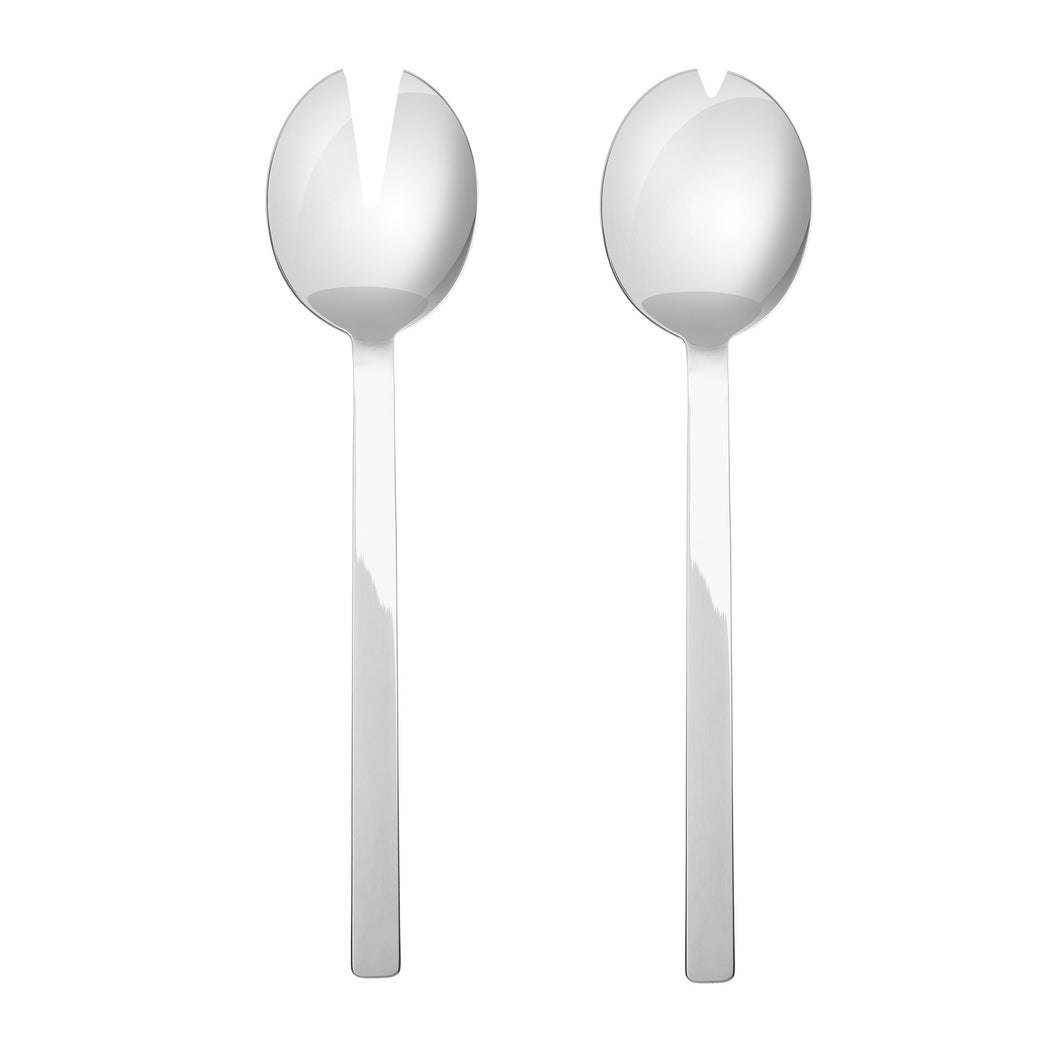 Stile Salad Servers SERVING UTENSILS Mepra Brushed 