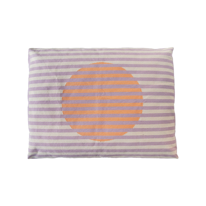 STRIPED DOG BED - LILAC Dog Bed Leah Singh 