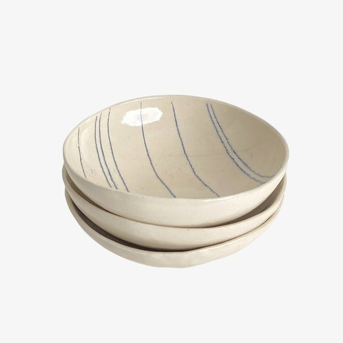 Striped Bowl Pasta Bowls bowls Alice Cheng 