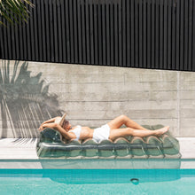 Load image into Gallery viewer, Luxe Inflatable Lounger, Sea Glass POOL &amp; PATIO &amp; Sunday 
