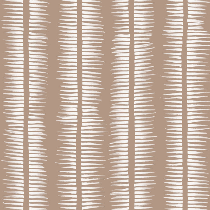 Textured Stripe Wallpaper Poppy 