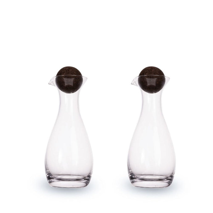 Sagaform by Widgeteer Nature Oil/Vinegar Bottles with Cork Stoppers, Set of 2 Serveware Sagaform 