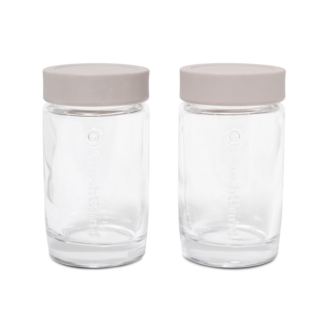 Vaasa Spice Jars - Set of 2 SALT & PEPPER CrushGrind 