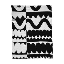 Load image into Gallery viewer, Wiggle Room- Black Patterned Throw Happy Habitat 
