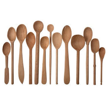 Load image into Gallery viewer, Baker&#39;s Dozen Wood Spoons, Large Sir|Madam 
