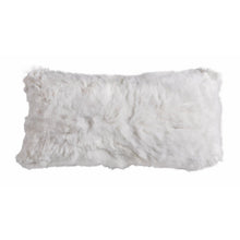 Load image into Gallery viewer, Alpaca Lumbar Pillow THROW PILLOWS Fibre by Auskin White 
