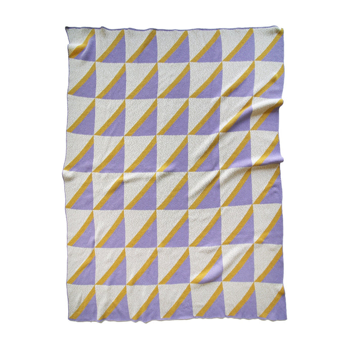 Xact-oh - Lilac Patterned Throw Happy Habitat 