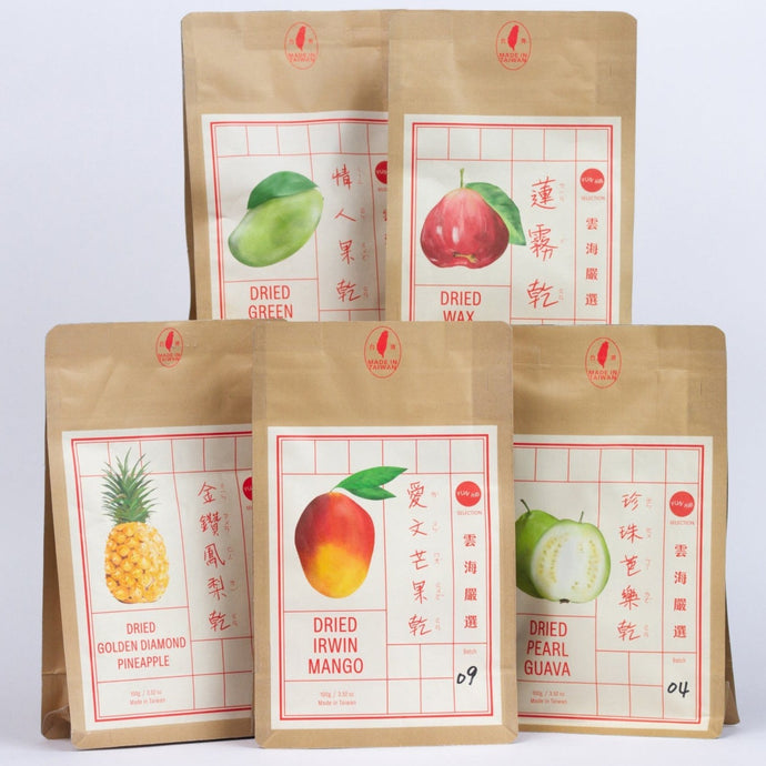 Dried Fruit Sampler dried goods Yun Hai All Five Fruits 