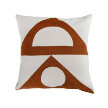 Load image into Gallery viewer, ZAZA SHAPES PILLOW - OCHRE Pillow Leah Singh 
