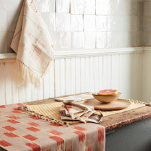 Load image into Gallery viewer, Blocks Towel - Rust Kitchen Textiles MINNA 
