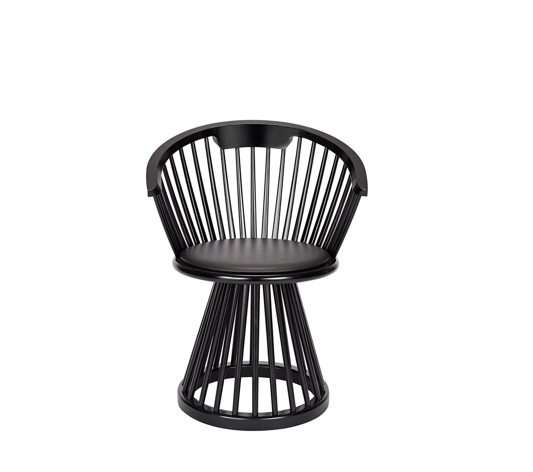 Fan Dining Chair DINING CHAIRS Tom Dixon Black Stain 
