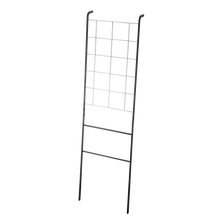 Load image into Gallery viewer, Leaning Ladder with Grid Panel ORGANIZATION Yamazaki Home Black 
