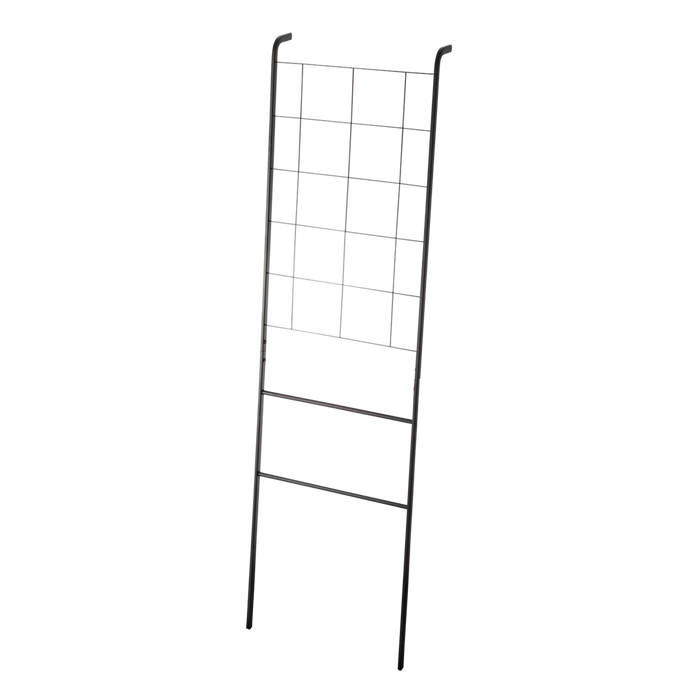 Leaning Ladder with Grid Panel ORGANIZATION Yamazaki Home Black 