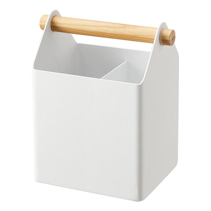 Pen Organizer - Steel + Wood Desk Organizer Yamazaki Home 