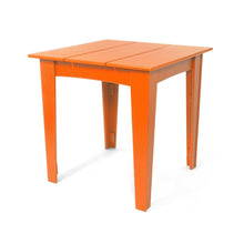 Load image into Gallery viewer, Alfresco Square Table - 30&quot; OUTDOOR FURNITURE Loll Sunset Orange Standard Table Top 
