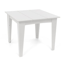 Load image into Gallery viewer, Alfresco Square Table - 36&quot; OUTDOOR FURNITURE Loll Cloud White Table Top with Umbrella Hole 
