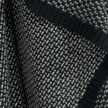 Load image into Gallery viewer, Platinum &amp; Black Taiga Throw Hangai Mountain Textiles 
