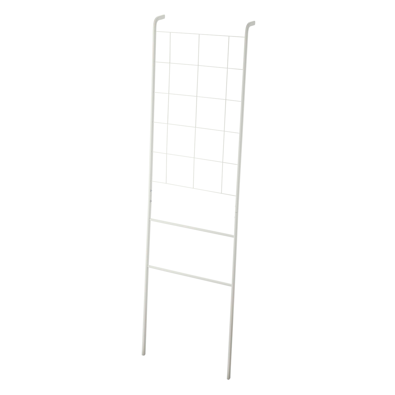 Tower Leaning Ladder with Grid Panel Afternoon Light