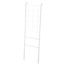 Load image into Gallery viewer, Leaning Ladder with Grid Panel ORGANIZATION Yamazaki Home White 
