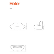 Load image into Gallery viewer, Bocca Sofas + Lounge Chairs Heller 

