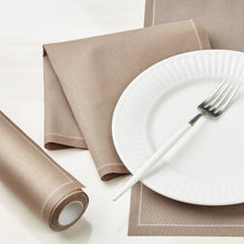 Load image into Gallery viewer, Taupe Cotton Dinner Napkins 12 Units #AL My Drap 
