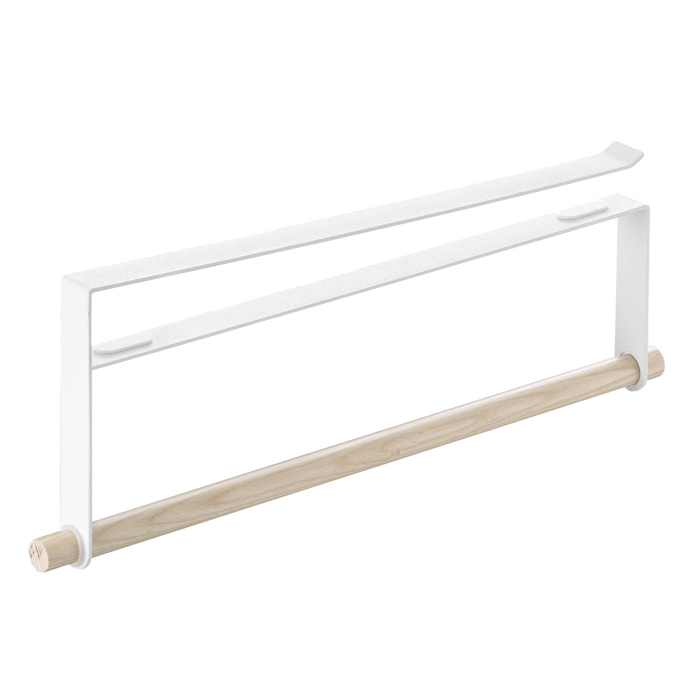 Undershelf Paper Towel Holder - Steel + Wood ORGANIZATION Yamazaki Home 