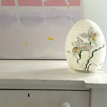 Load image into Gallery viewer, Hand painted Asano Paper Lamp by Laura Chautin TABLE &amp; DESK LAMPS Afternoon Light 
