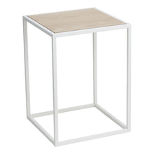 Load image into Gallery viewer, End Table - Steel End + Side Tables Yamazaki Home White 
