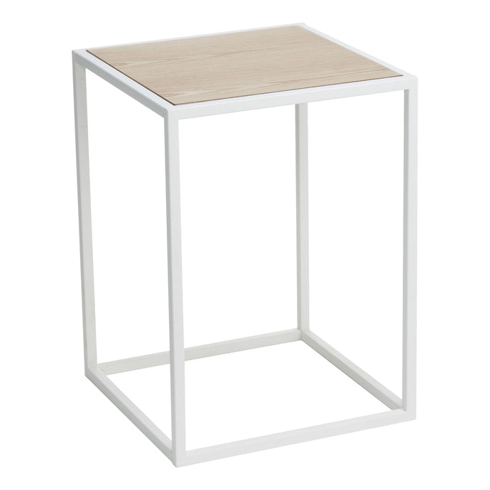 End Table - Steel End + Side Tables Yamazaki Home White 