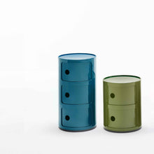 Load image into Gallery viewer, Componibili Storage Unit with 3 Elements Storage Furniture Kartell Blue 
