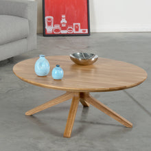 Load image into Gallery viewer, Cross Round Coffee Table Coffee Table Case Furniture 
