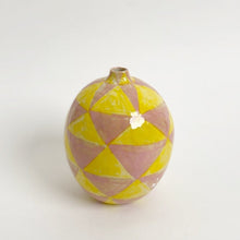 Load image into Gallery viewer, Pink &amp; Yellow Triangle Vase vases Alice Cheng 
